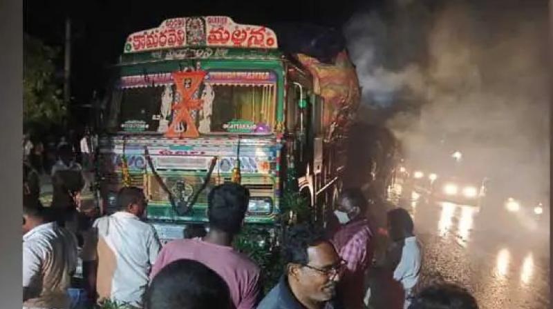 Pedapalli Road Accident